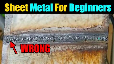 sheet metal welding tips|welding 24 gauge sheet metal.